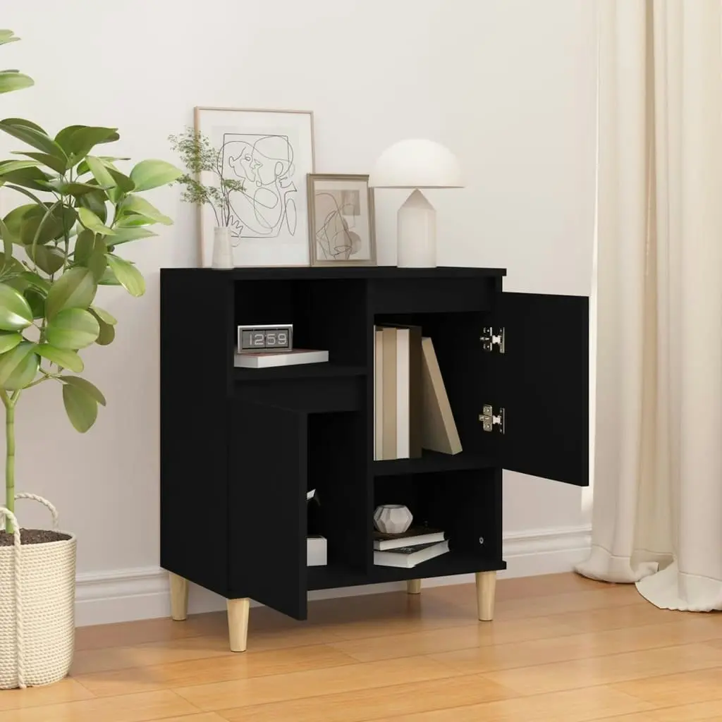 Sideboard Black 60x35x70 cm Engineered Wood 821141