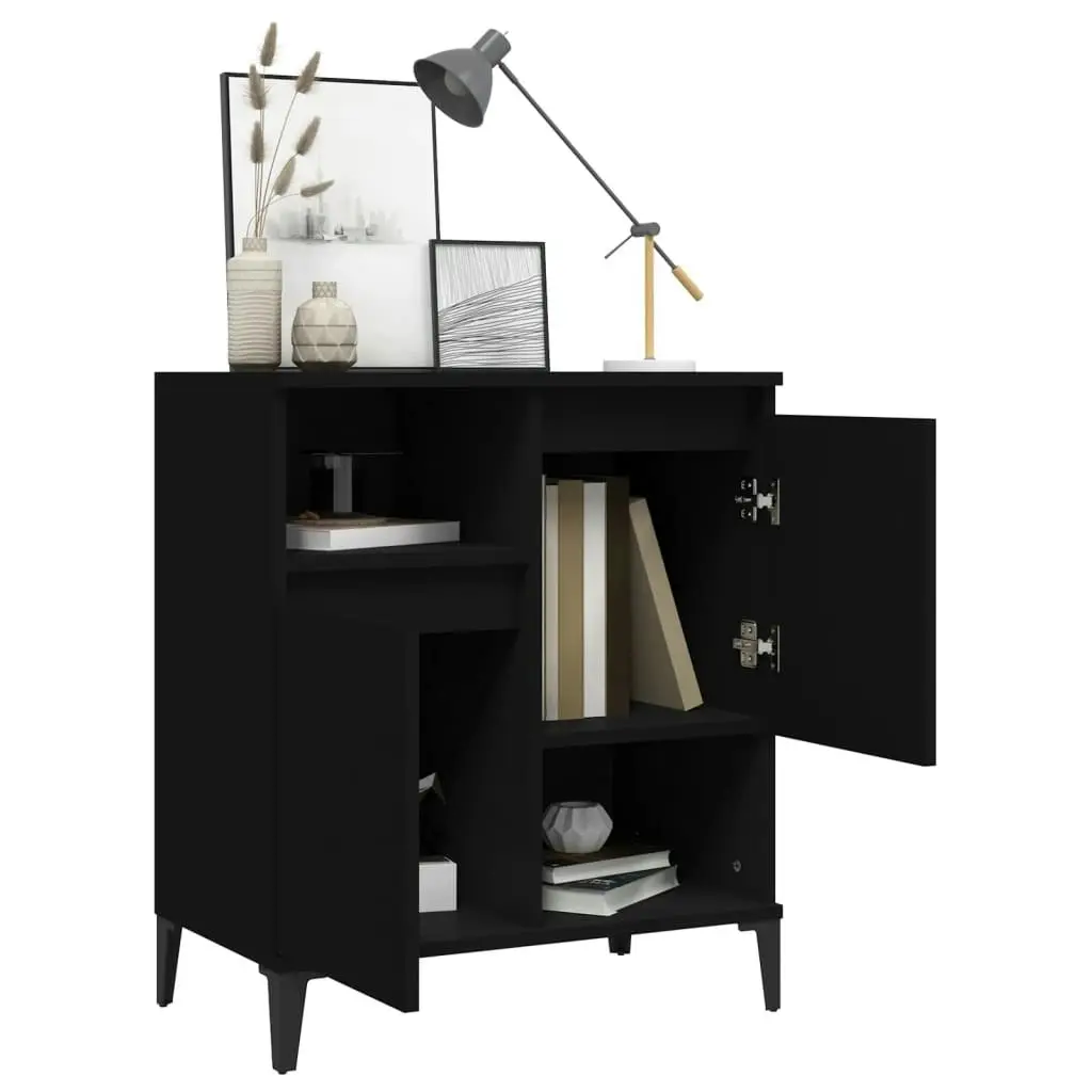 Sideboard Black 60x35x70 cm Engineered Wood 821149