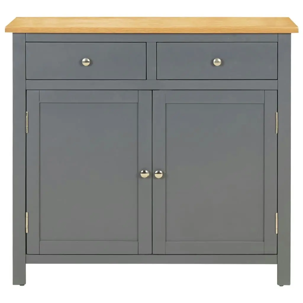 Sideboard 90x33.5x83 cm Solid Oak Wood 288637