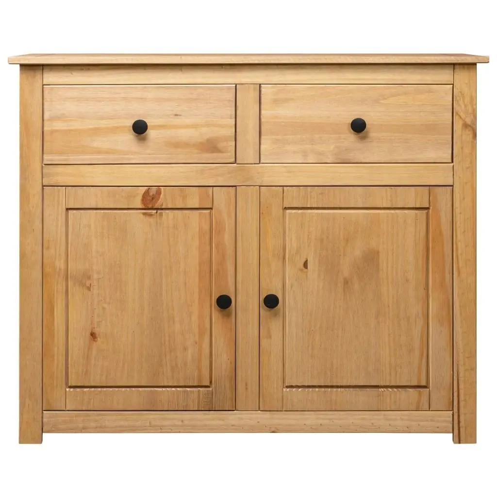 Sideboard 93x40x80 cm Solid Pinewood Panama Range 282697