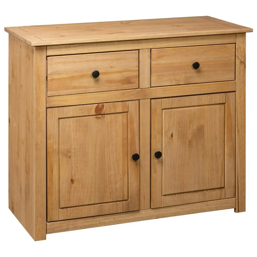 Sideboard 93x40x80 cm Solid Pinewood Panama Range 282697