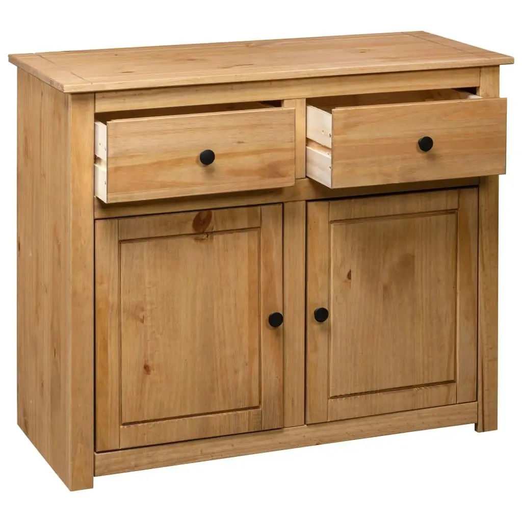 Sideboard 93x40x80 cm Solid Pinewood Panama Range 282697