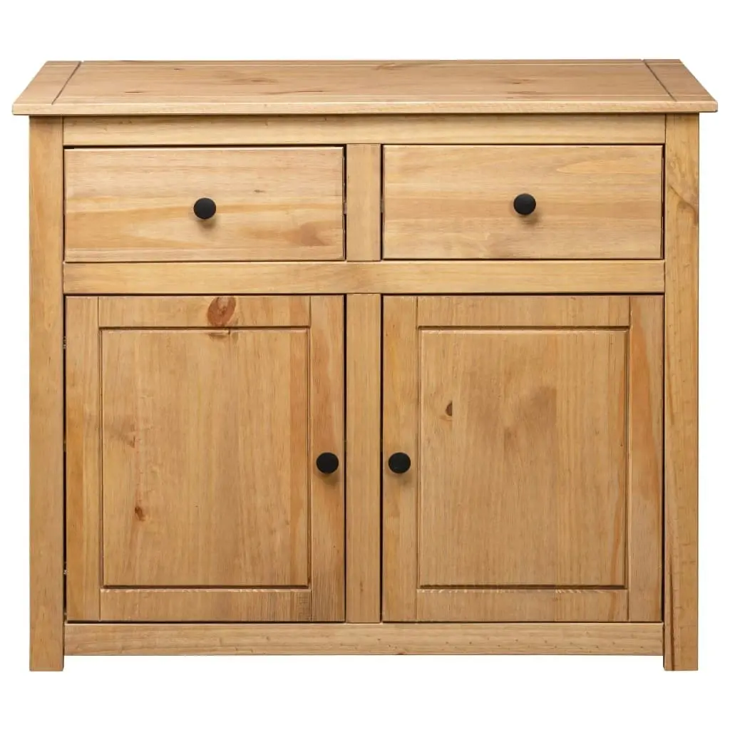 Sideboard 93x40x80 cm Solid Pinewood Panama Range 282697