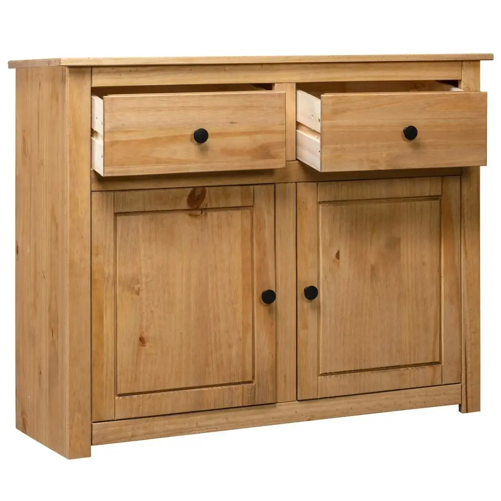 Sideboard 93x40x80 cm Solid Pinewood Panama Range 282697