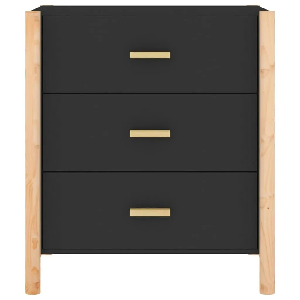 Sideboard Black 62x38x70 cm Engineered Wood 345673