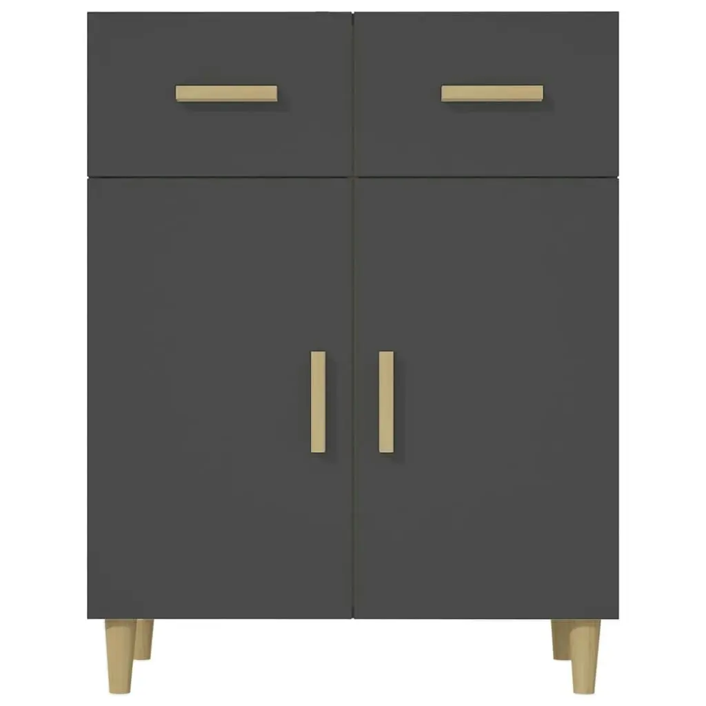 Sideboard Black 69.5x34x89 cm Engineered Wood 812187