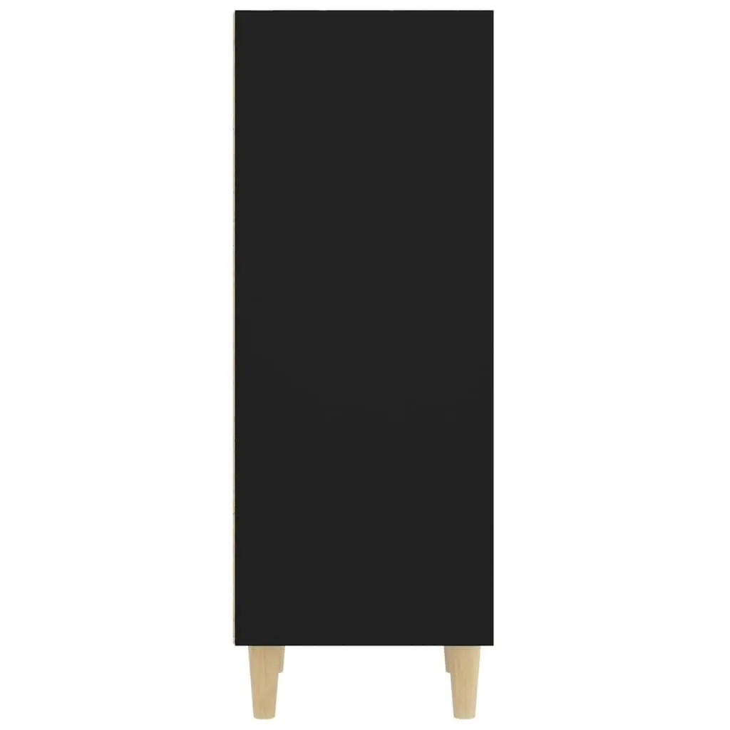 Sideboard Black 34.5x32.5x90 cm Engineered Wood 812376