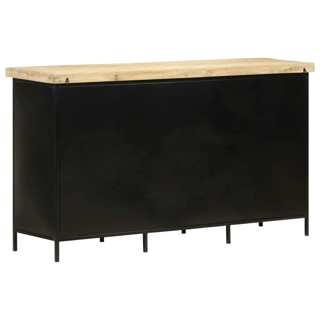 Sideboard 140x38x76 cm Rough Mango Wood 323574