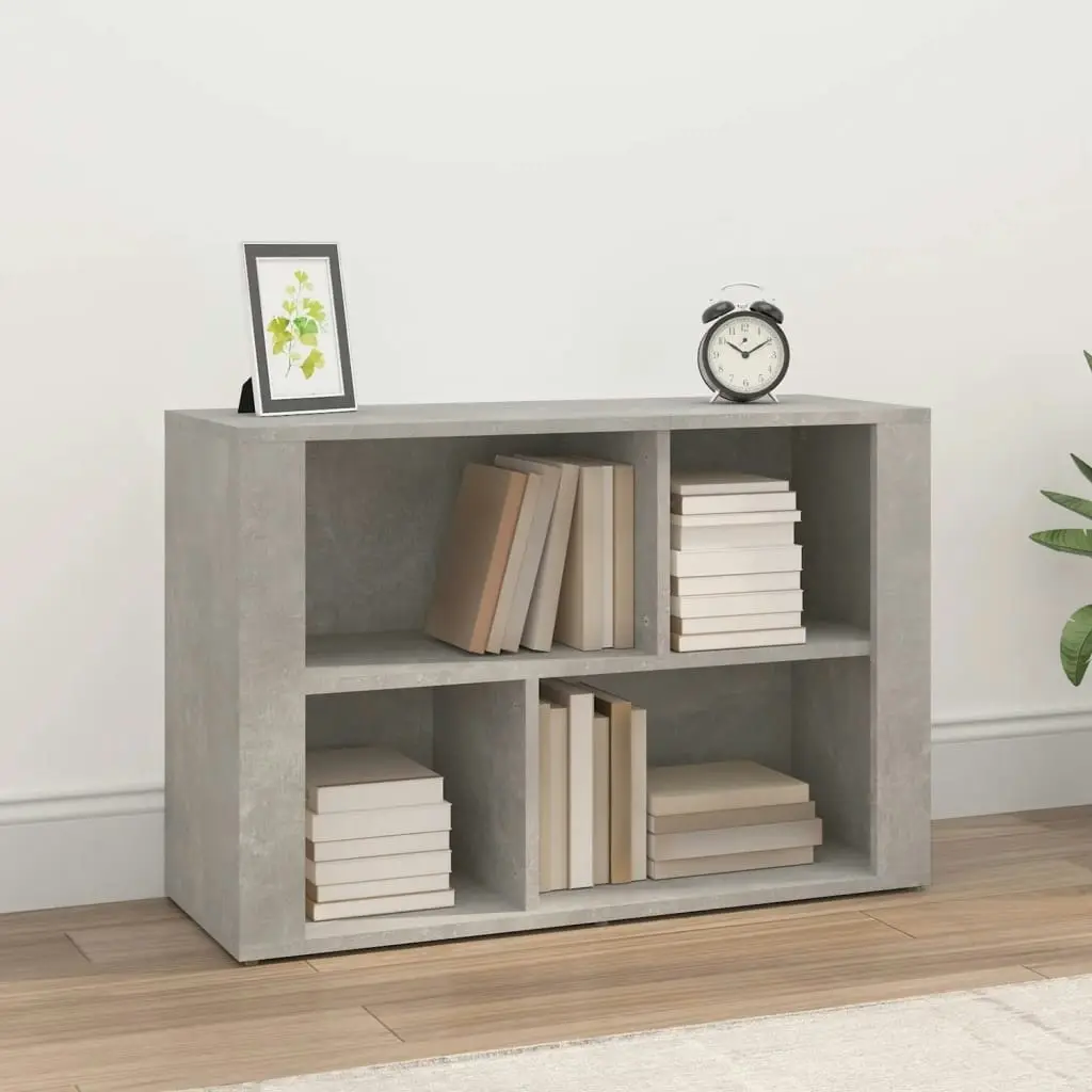 Sideboard Concrete Grey 80x30x54 cm Engineered Wood 819480