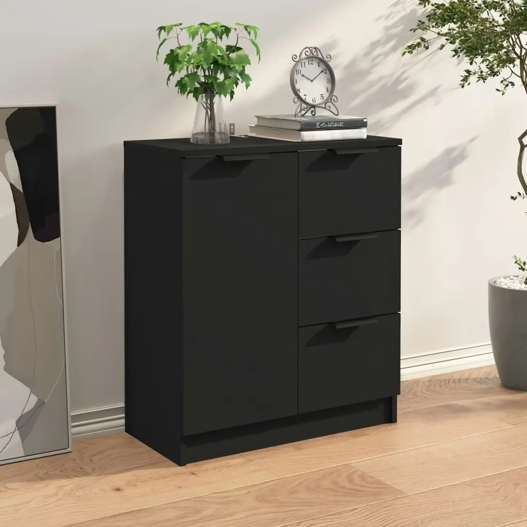 Sideboard Black 60x30x70 cm Engineered Wood 811080