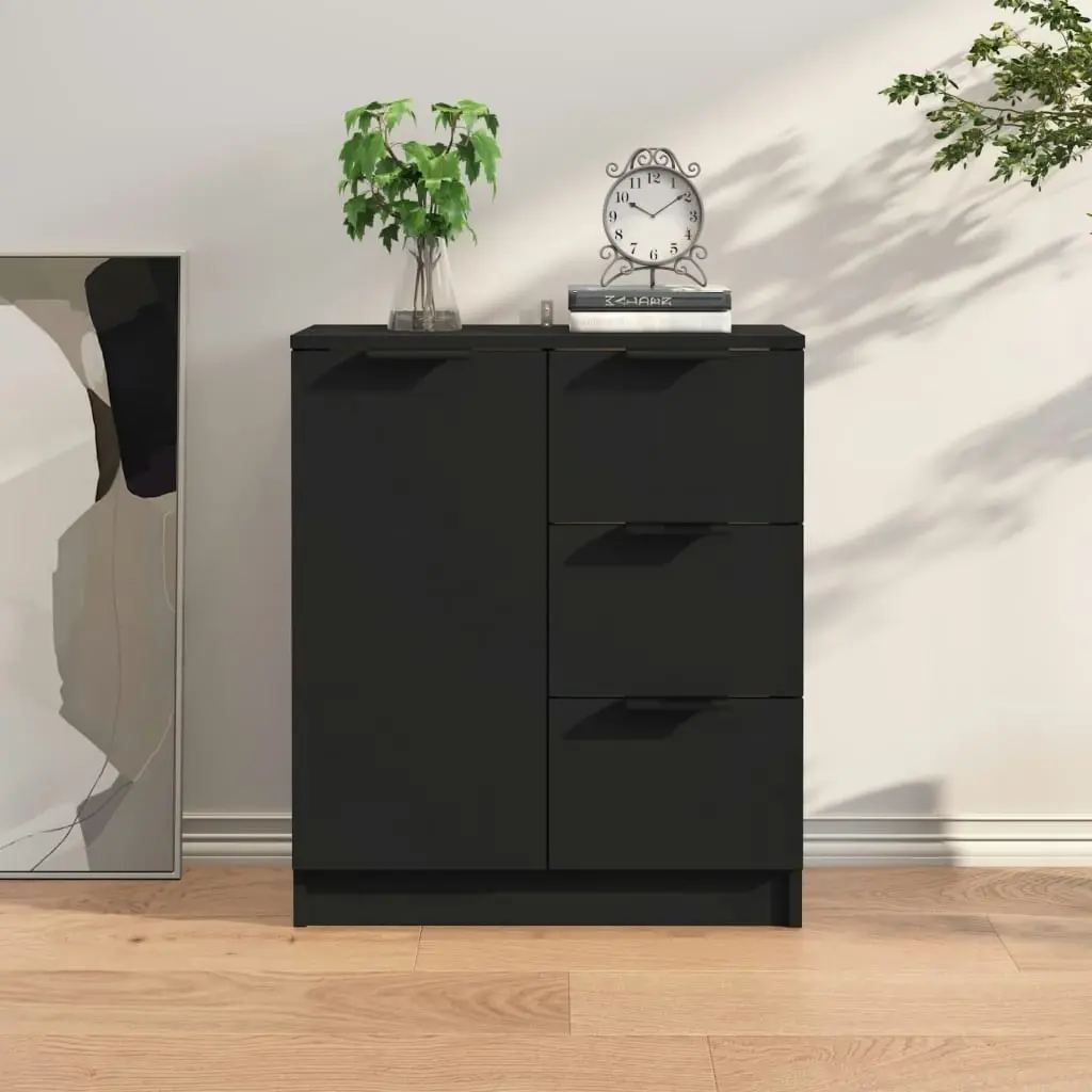 Sideboard Black 60x30x70 cm Engineered Wood 811080