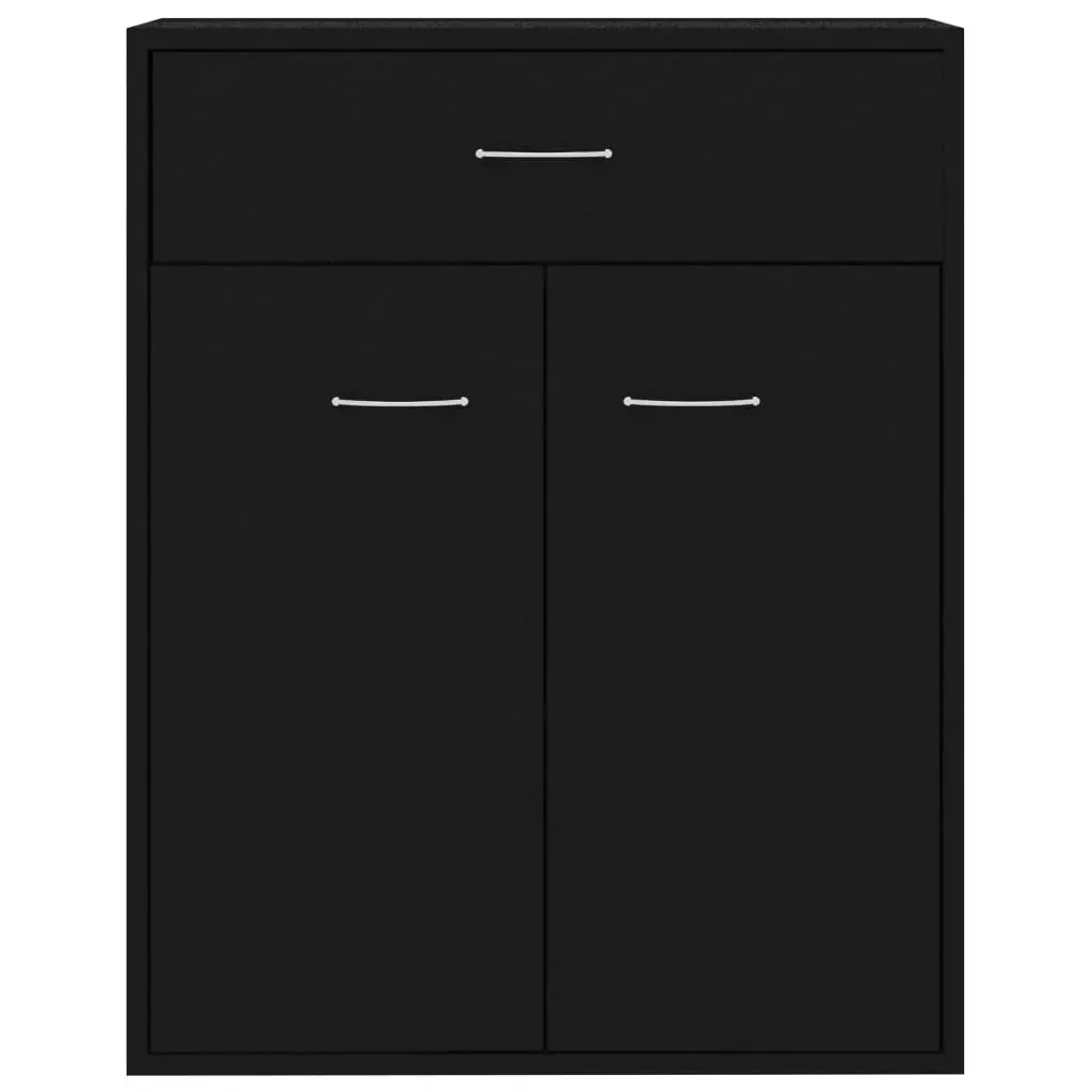 Sideboard Black 60x30x75 cm Engineered Wood 800712