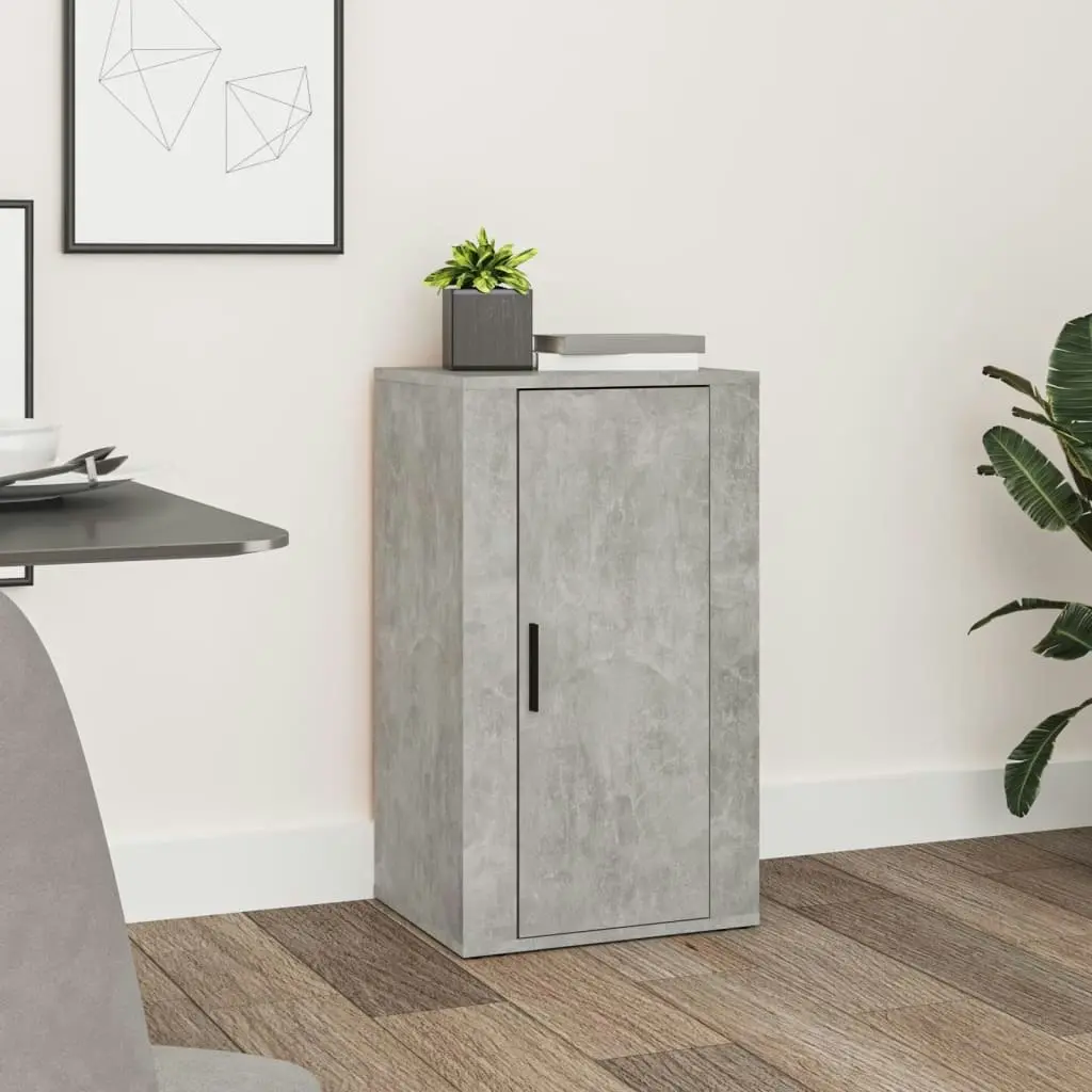 Sideboard Concrete Grey 40x33x70 cm Engineered Wood 819416