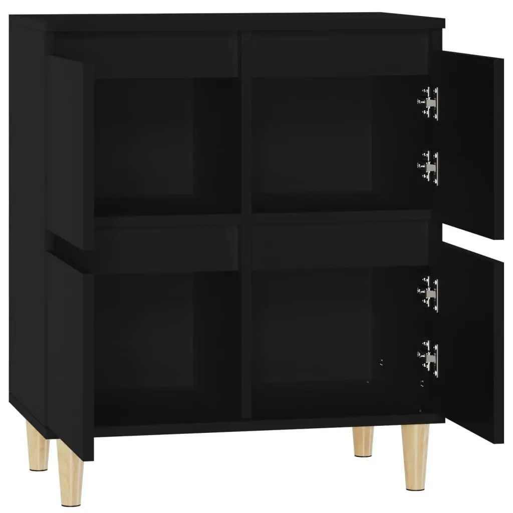 Sideboard Black 60x35x70 cm Engineered Wood 821157