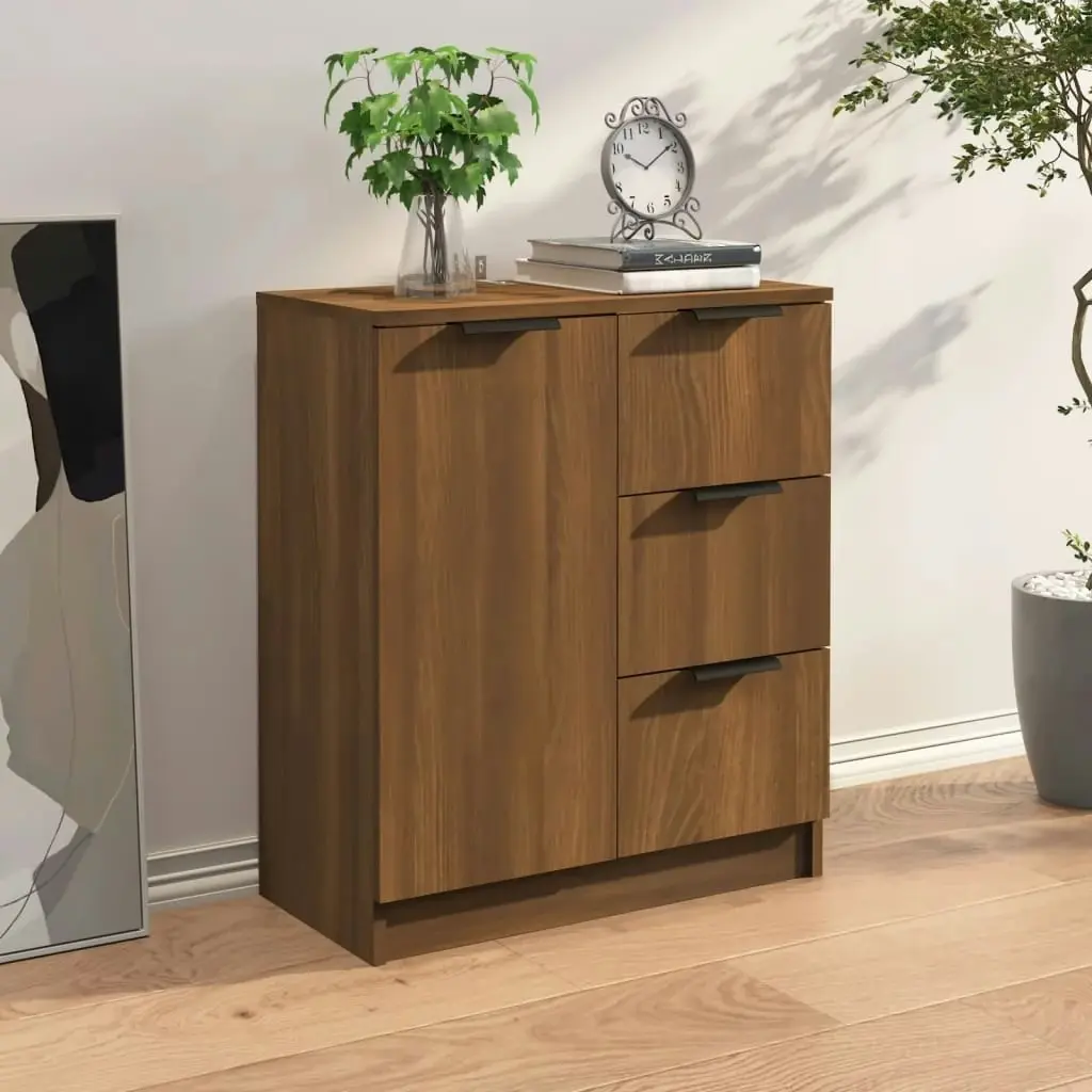 Sideboard Brown Oak 60x30x70 cm Engineered Wood 816990