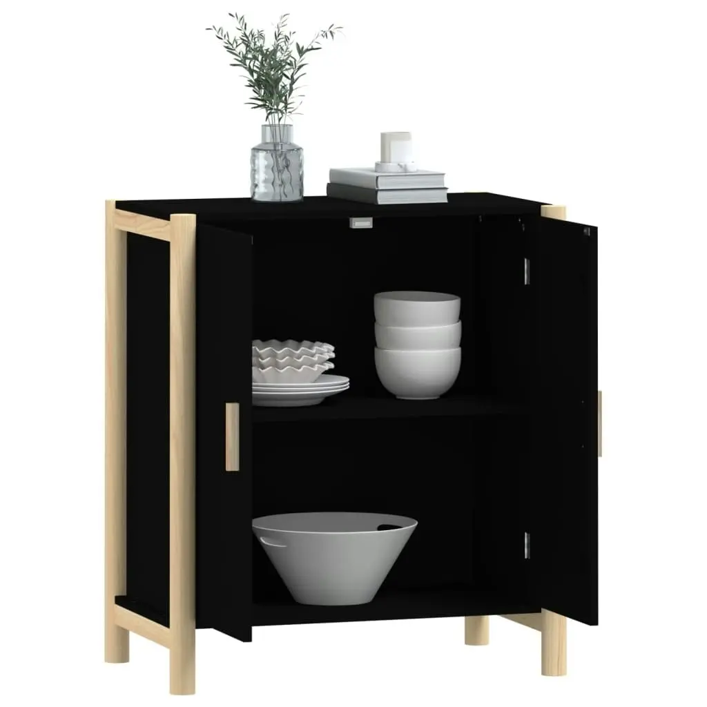 Sideboard Black 62x38x70 cm Engineered Wood 345670