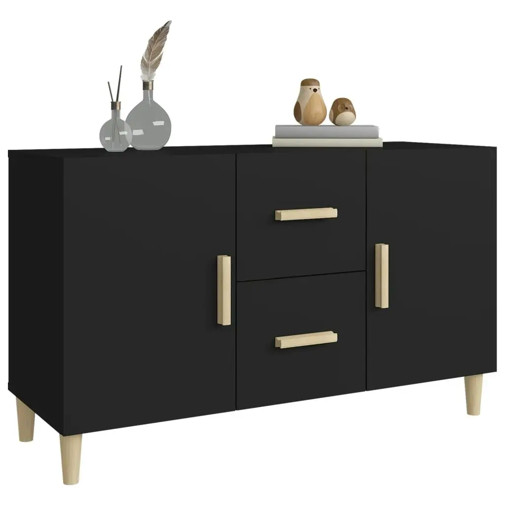 Sideboard Black 100x36x60 cm Engineered Wood 812511