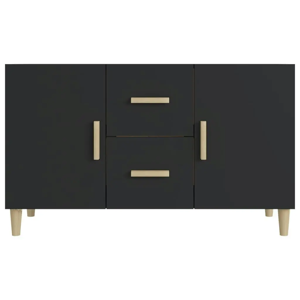 Sideboard Black 100x36x60 cm Engineered Wood 812511