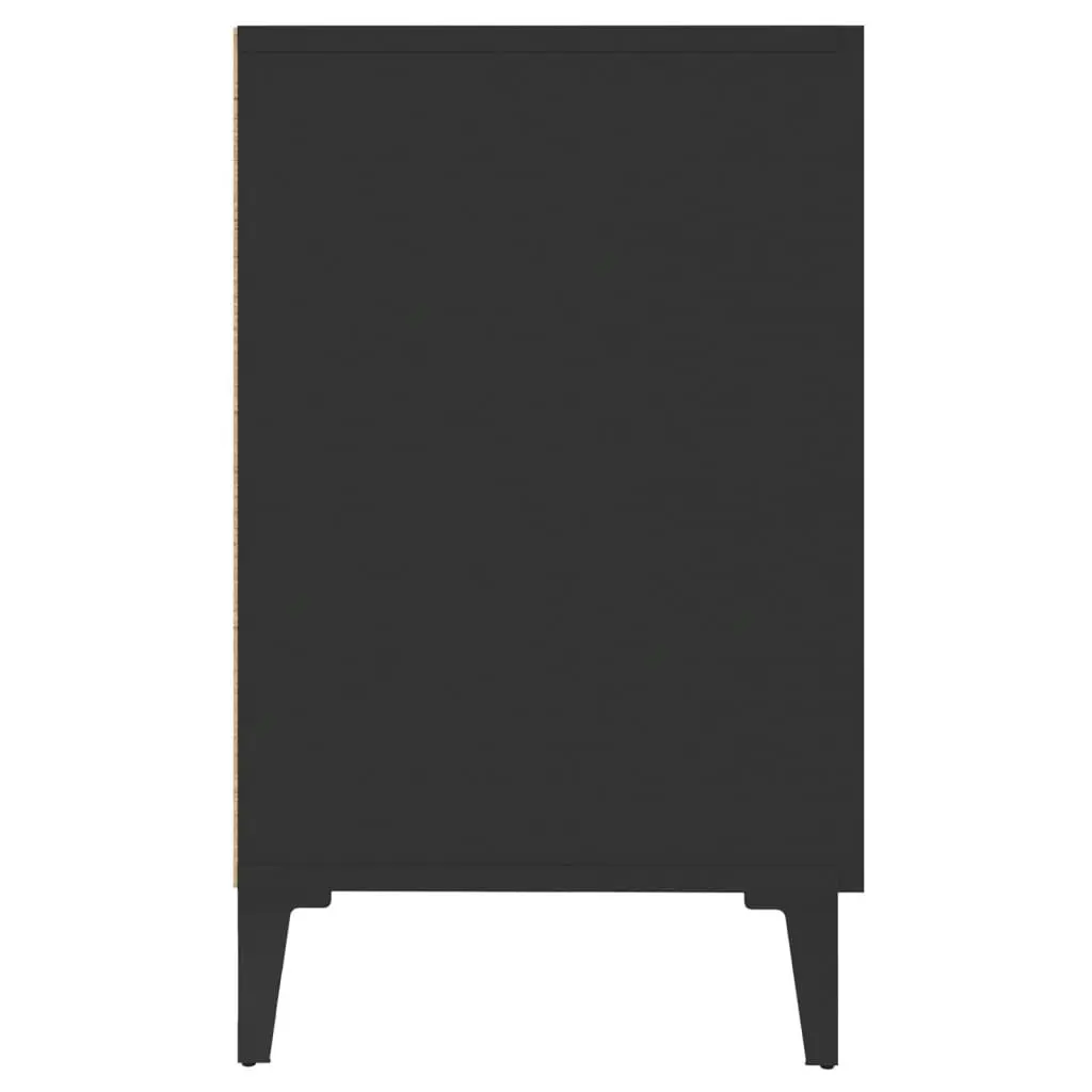 Sideboard Black 100x36x60 cm Engineered Wood 812520