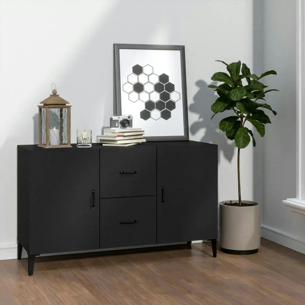 Sideboard Black 100x36x60 cm Engineered Wood 812520