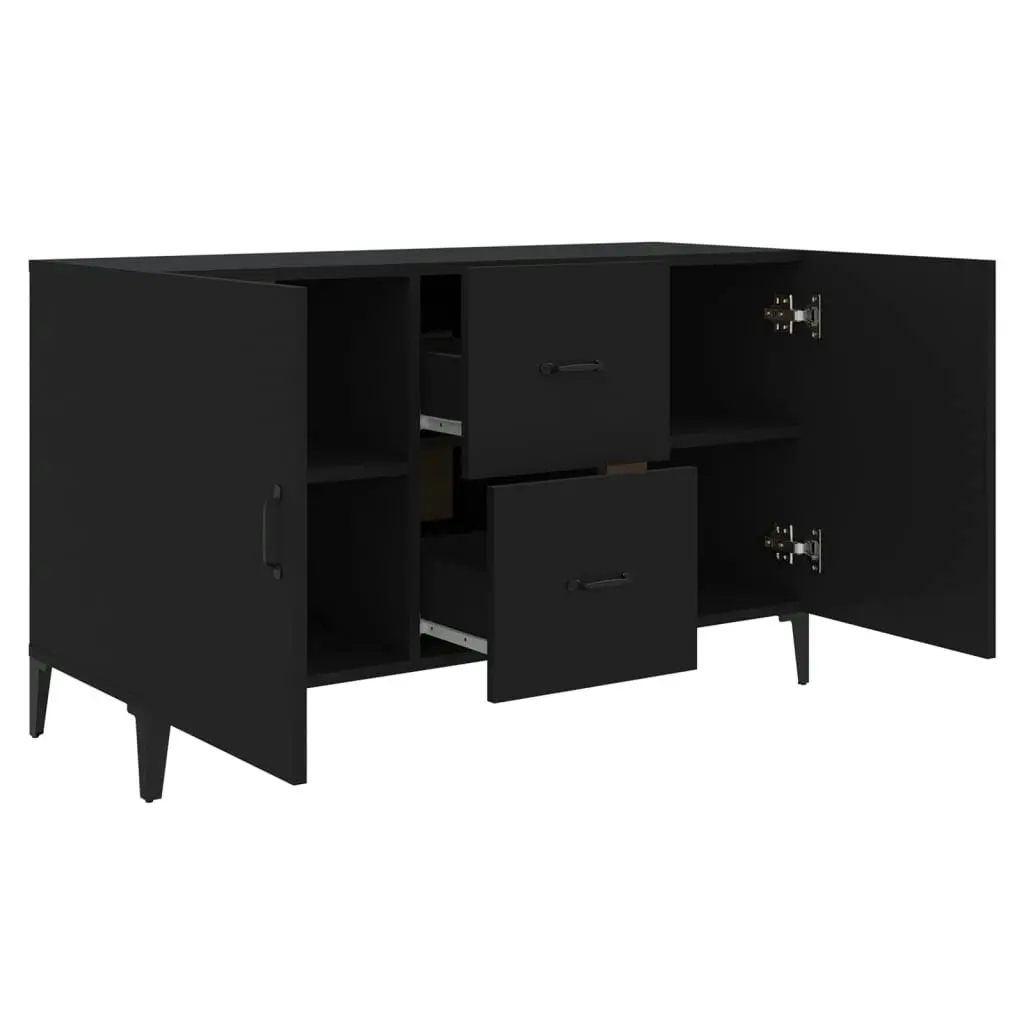 Sideboard Black 100x36x60 cm Engineered Wood 812520