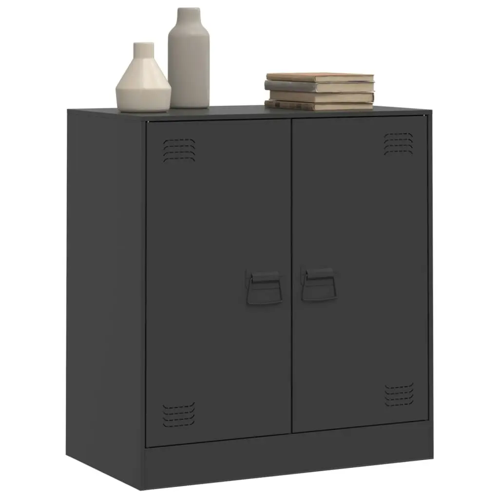 Sideboard Black 67x39x73 cm Steel 841673