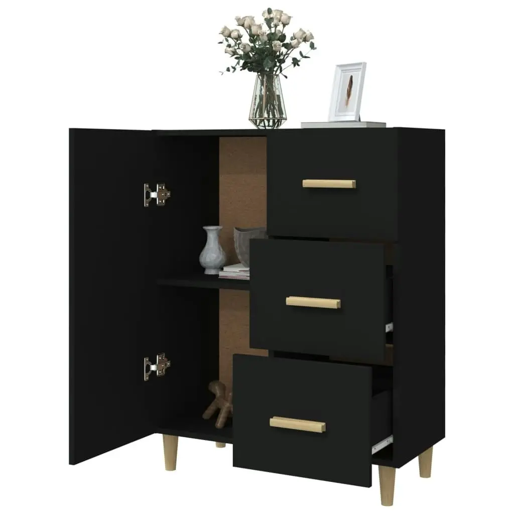 Sideboard Black 69.5x34x90 cm Engineered Wood 812169