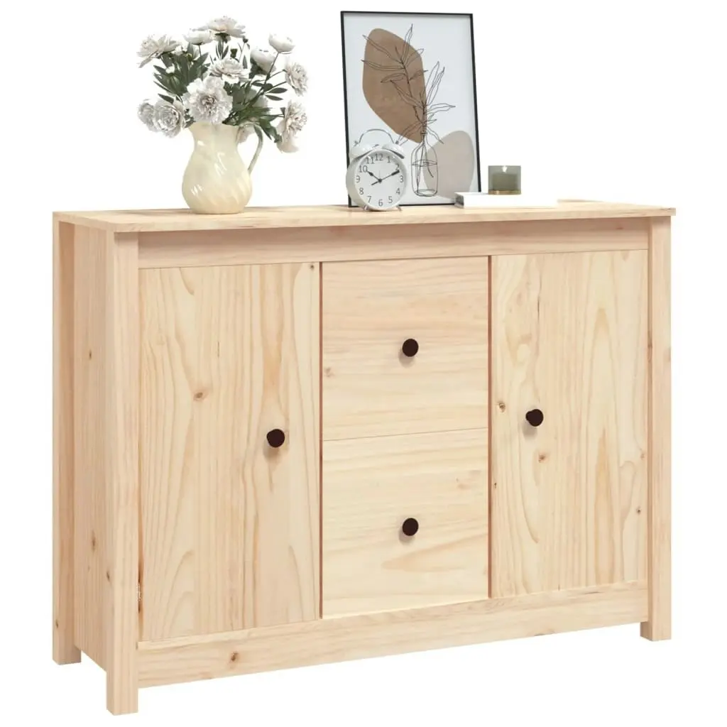 Sideboard 100x35x74 cm Solid Wood Pine 814564