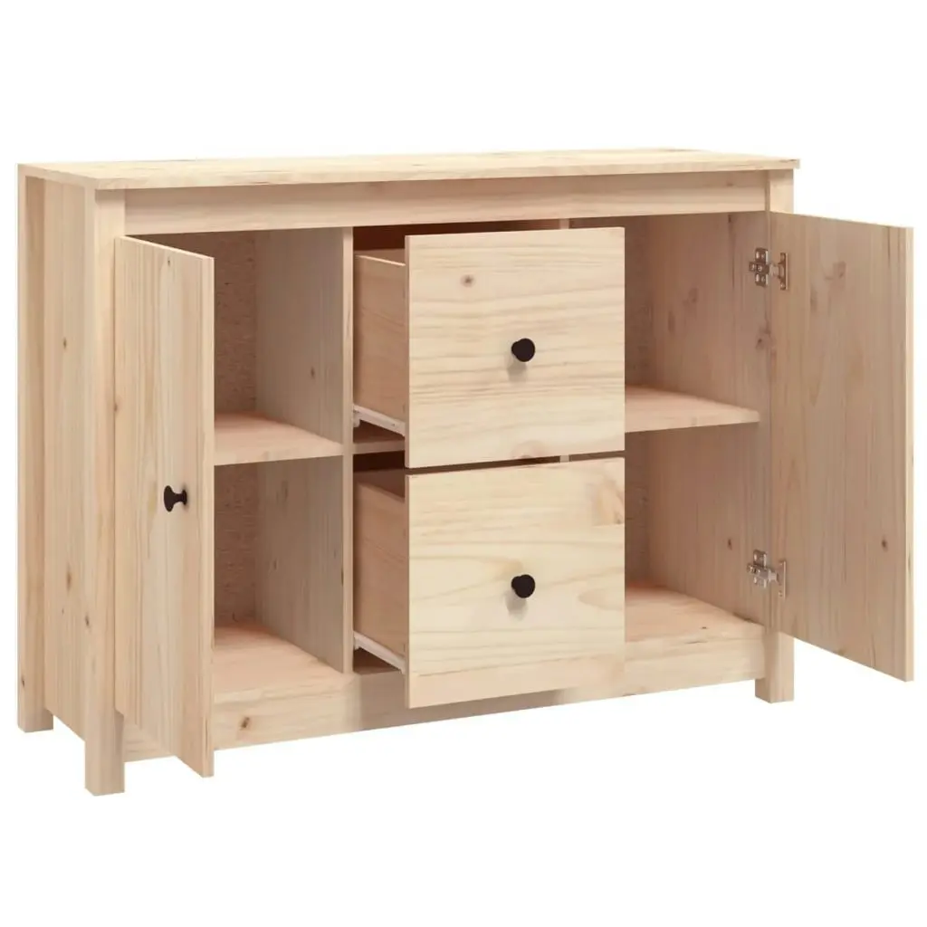 Sideboard 100x35x74 cm Solid Wood Pine 814564