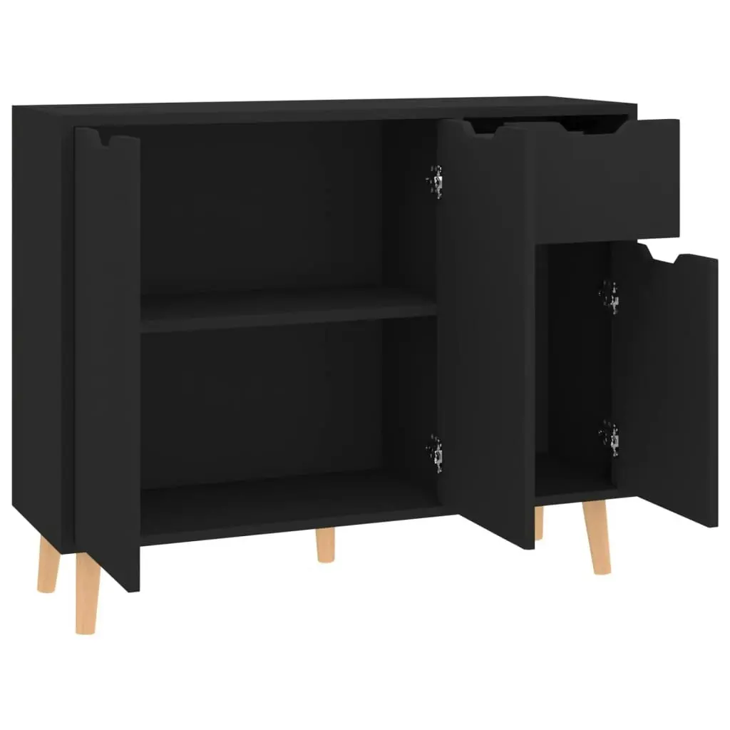 Sideboard Black 90x30x72 cm Engineered Wood 326814