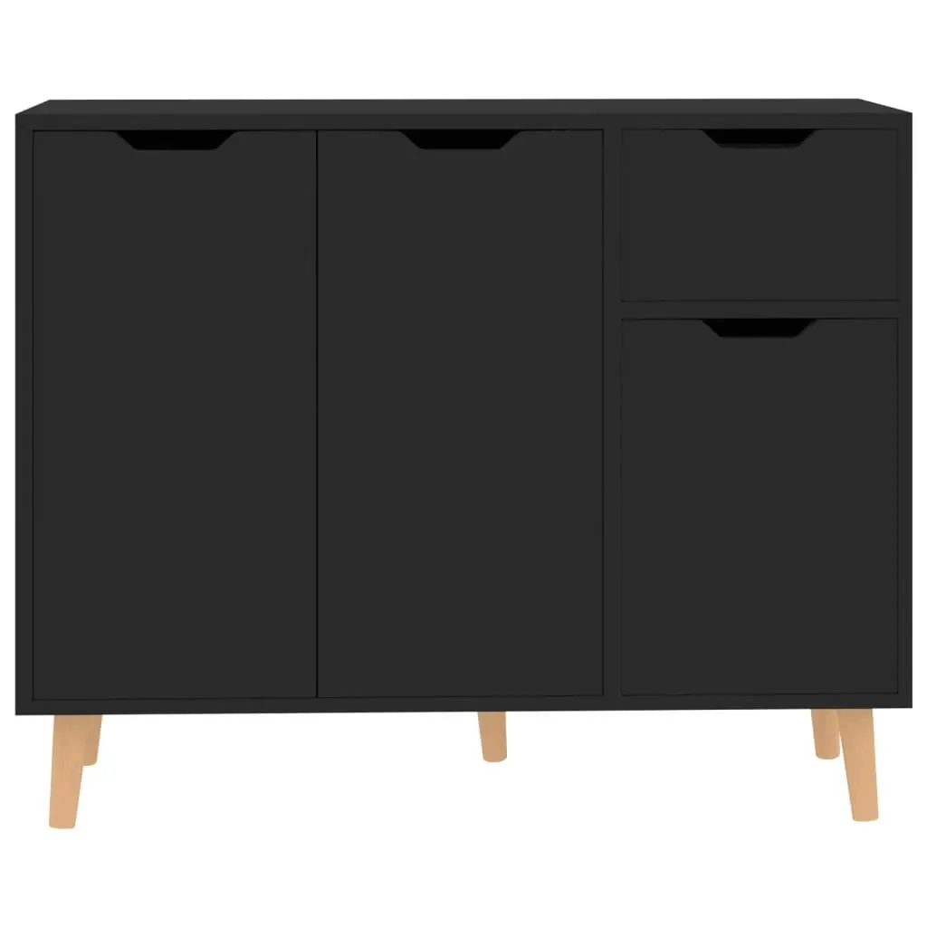 Sideboard Black 90x30x72 cm Engineered Wood 326814