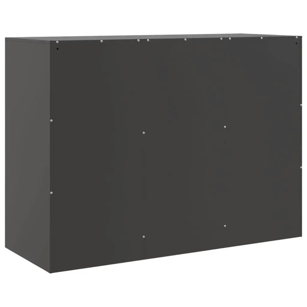 Sideboard Black 99x39x73 cm Steel 841721