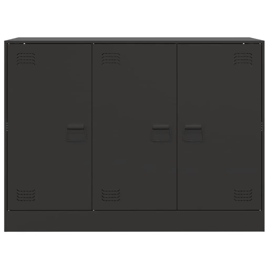 Sideboard Black 99x39x73 cm Steel 841721