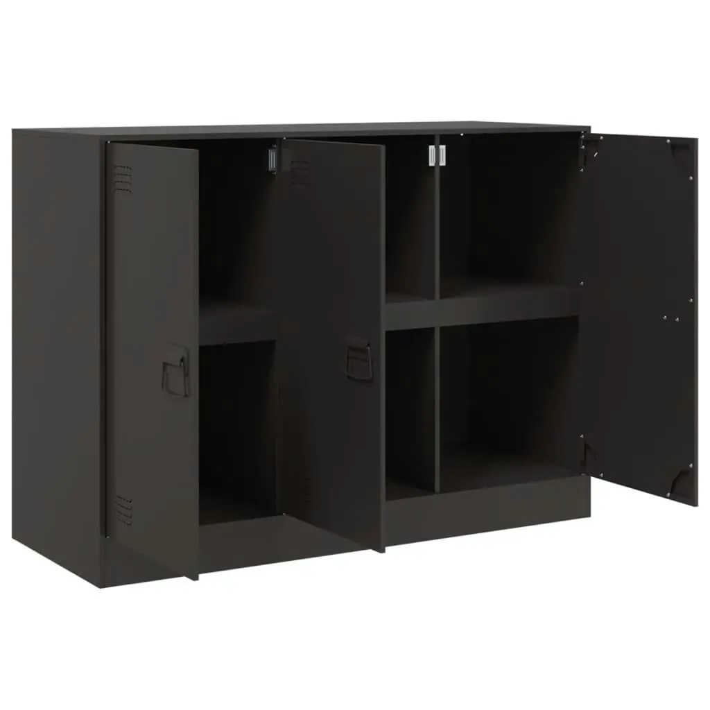 Sideboard Black 99x39x73 cm Steel 841721