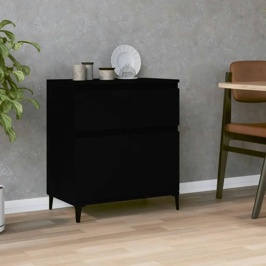 Sideboard Black 60x35x70 cm Engineered Wood 819685