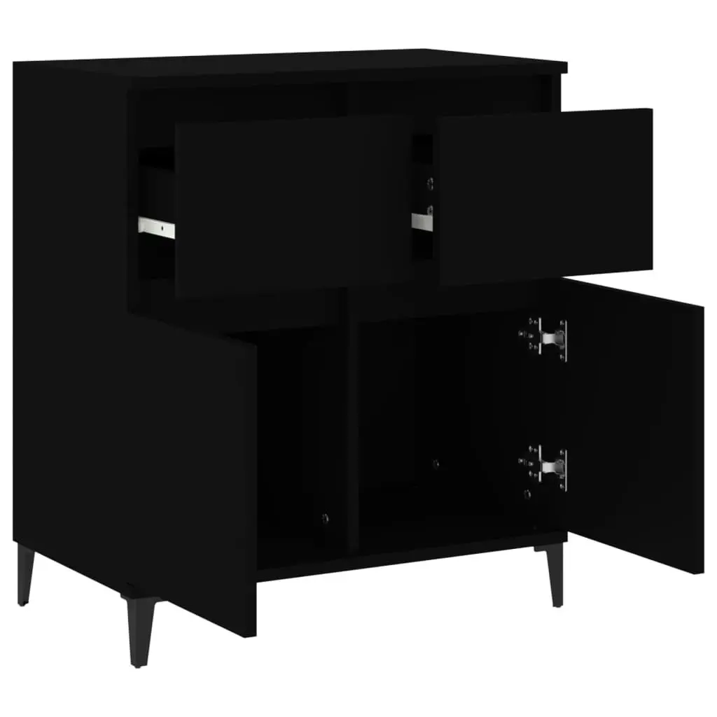 Sideboard Black 60x35x70 cm Engineered Wood 819685