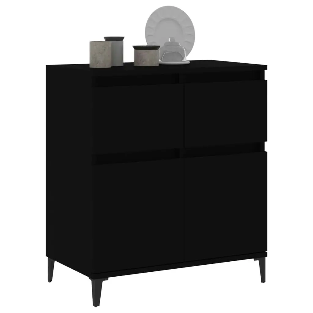 Sideboard Black 60x35x70 cm Engineered Wood 819685