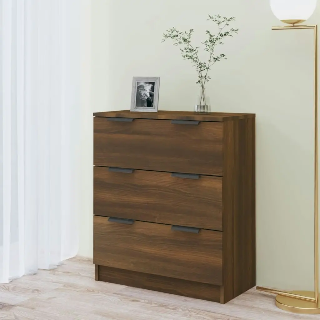 Sideboard Brown Oak 60x30x70 cm Engineered Wood 816987