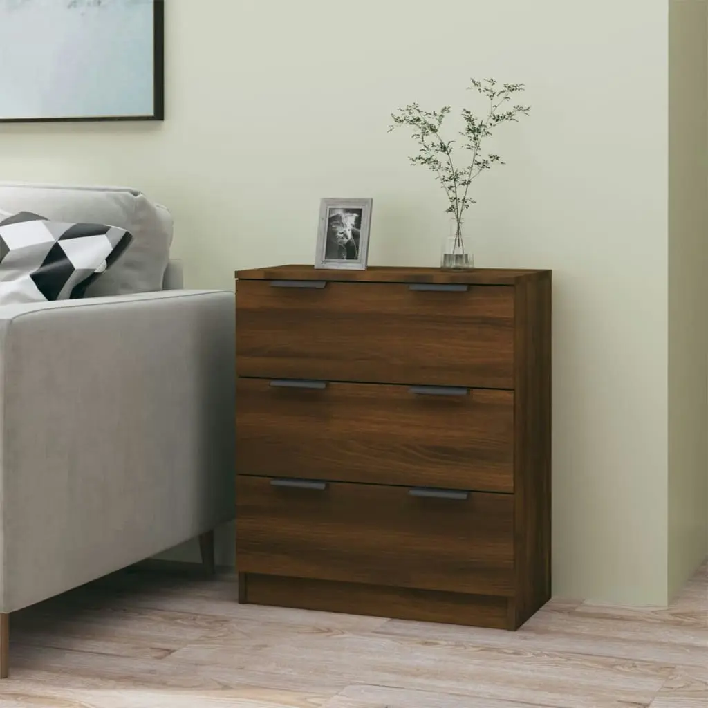 Sideboard Brown Oak 60x30x70 cm Engineered Wood 816987