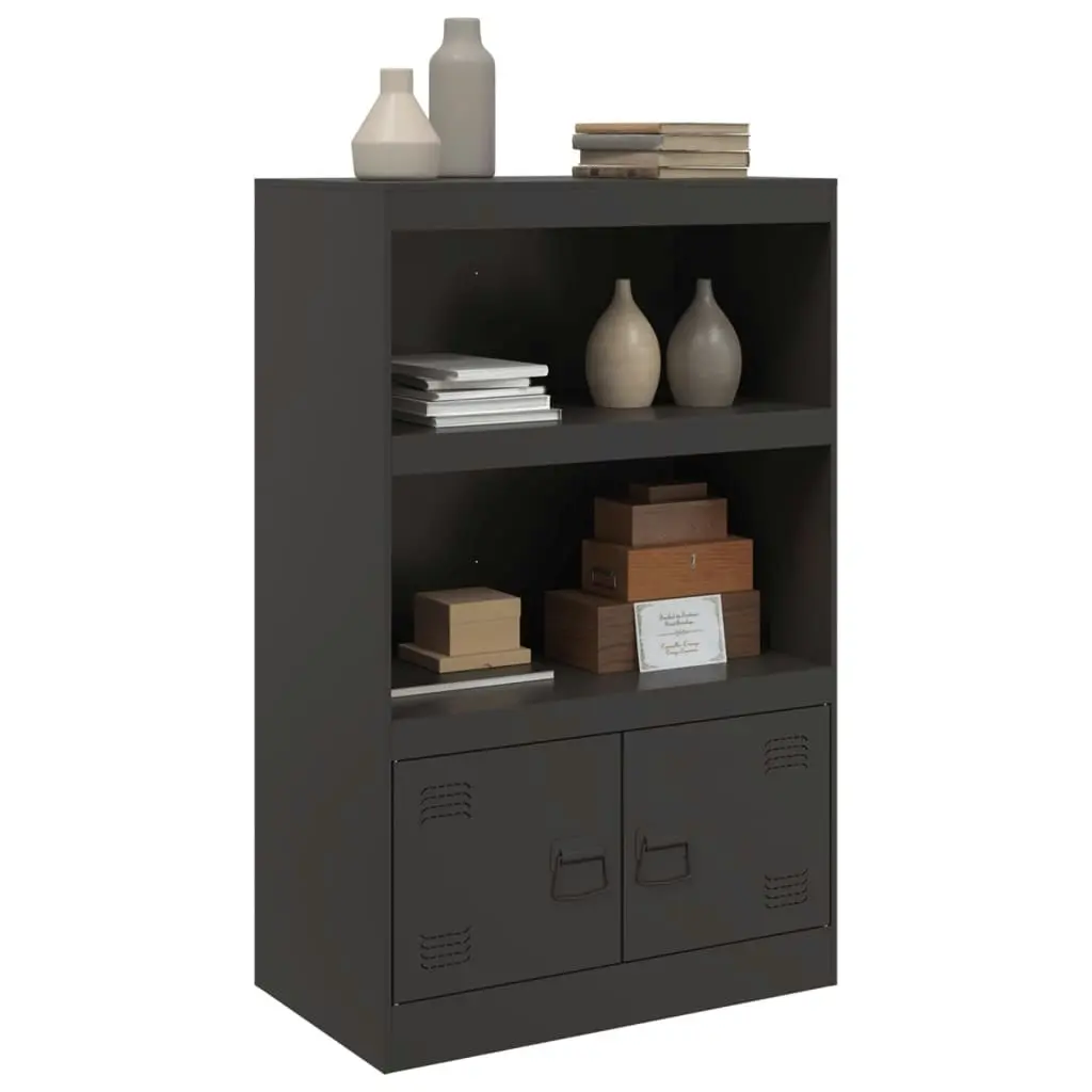 Sideboard Black 67x39x107 cm Steel 841667