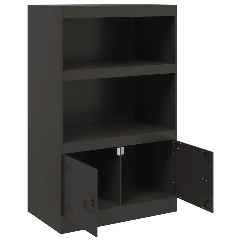 Sideboard Black 67x39x107 cm Steel 841667