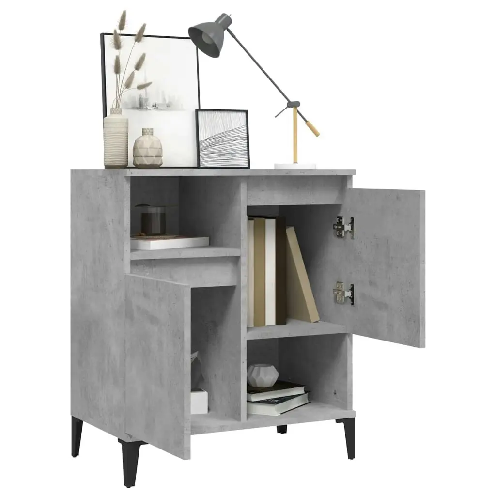 Sideboard Concrete Grey 60x35x70 cm Engineered Wood 821152