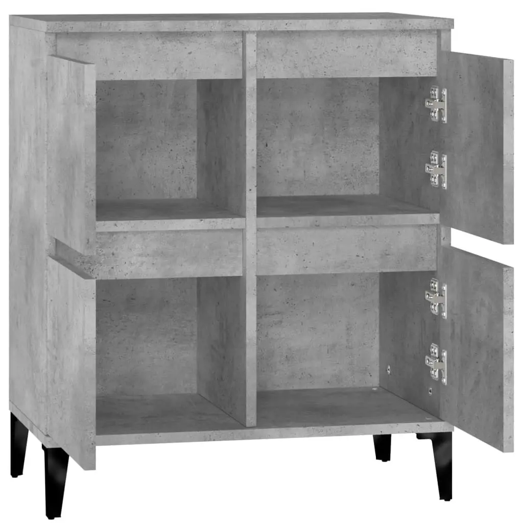 Sideboard Concrete Grey 60x35x70 cm Engineered Wood 821168