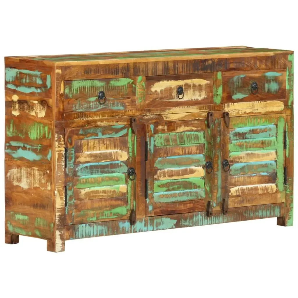 Sideboard 110x30x65 cm Solid Wood Reclaimed 338426