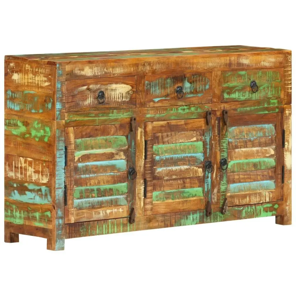 Sideboard 110x30x65 cm Solid Wood Reclaimed 338426