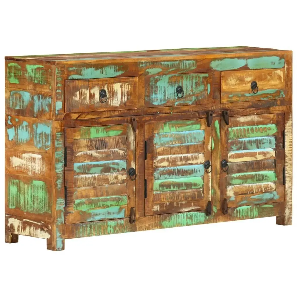 Sideboard 110x30x65 cm Solid Wood Reclaimed 338426