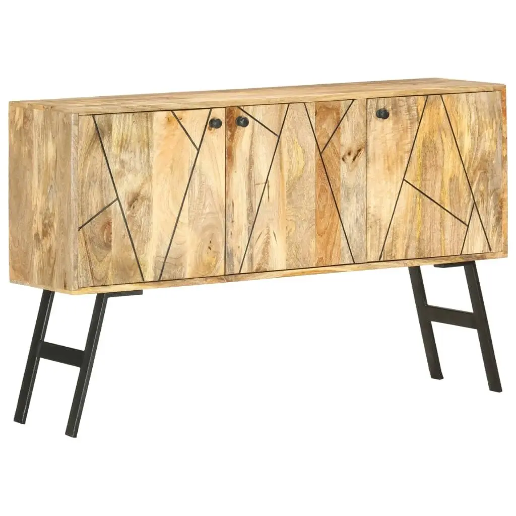 Sideboard 118x30x75 cm Solid Mango Wood 285872