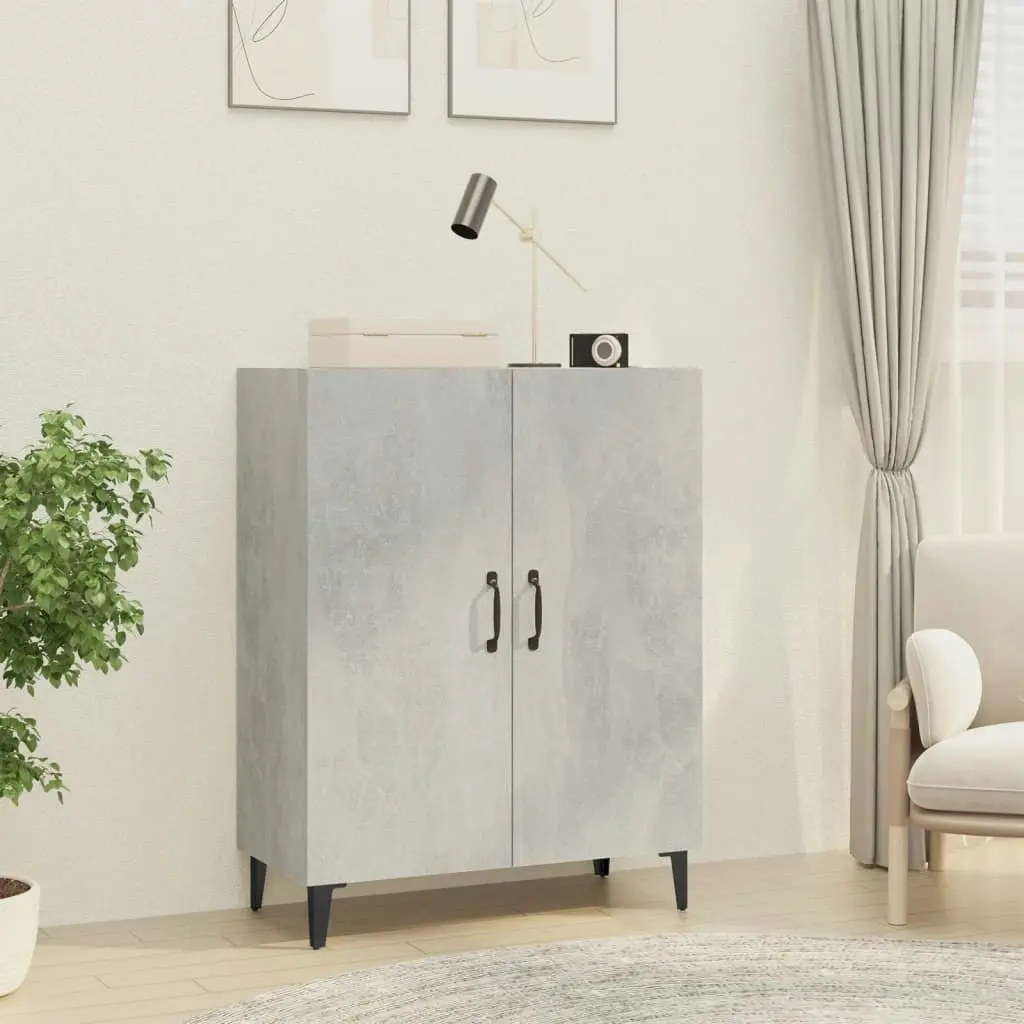 Sideboard Concrete Grey 70x34x90 cm Engineered Wood 812109