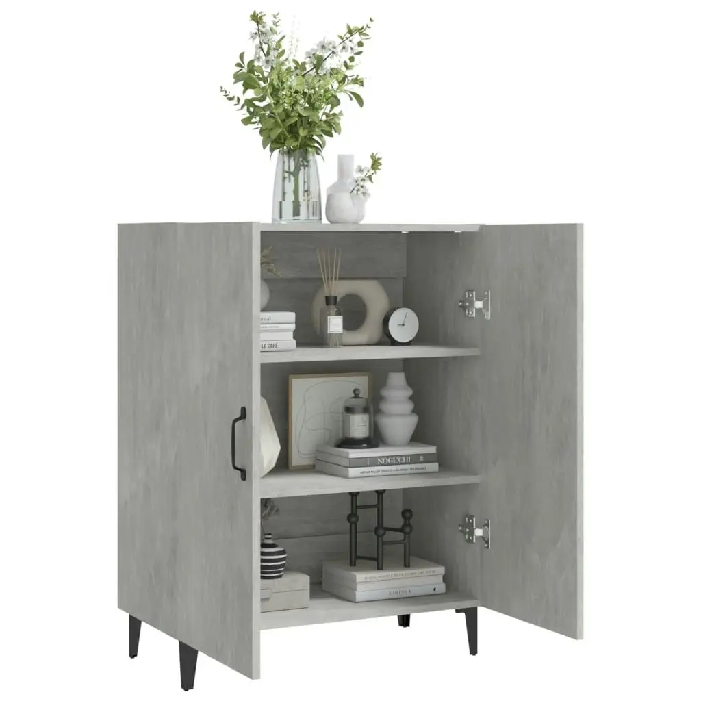 Sideboard Concrete Grey 70x34x90 cm Engineered Wood 812109