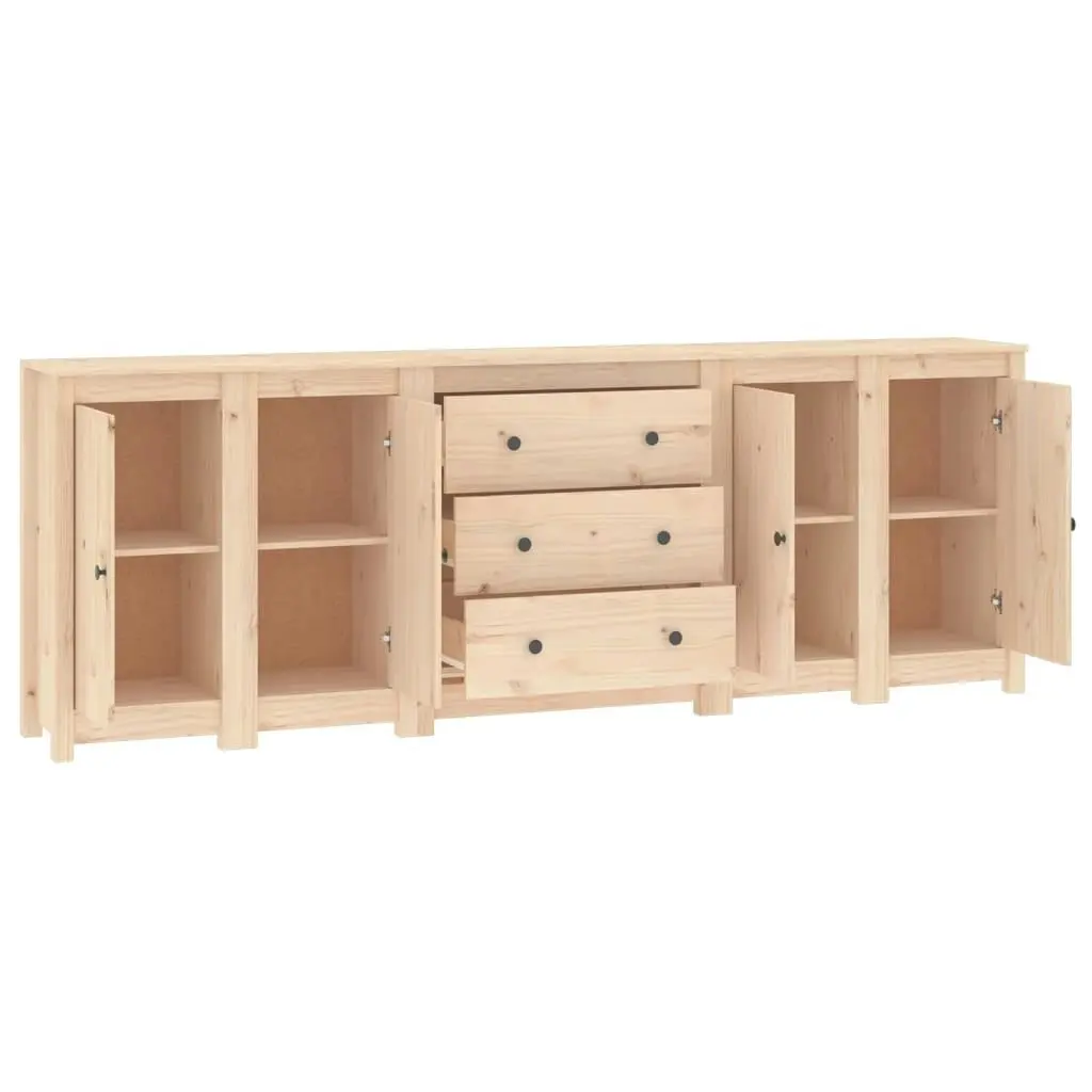 Sideboard 230x35x80 cm Solid Wood Pine 3114074